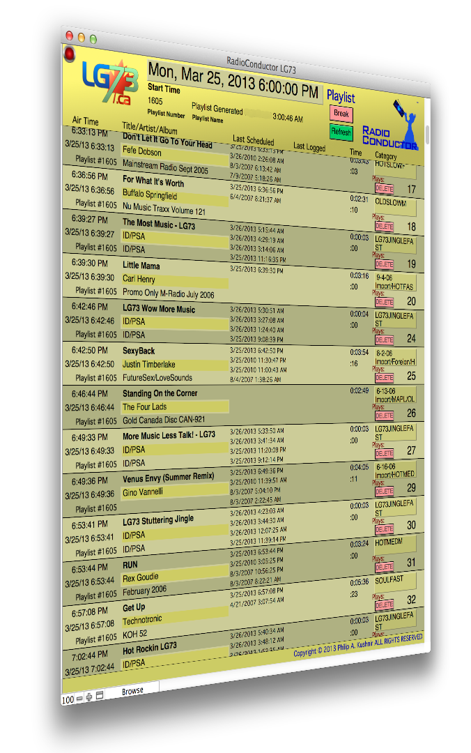 RadioConductorPlaylistScreenshot